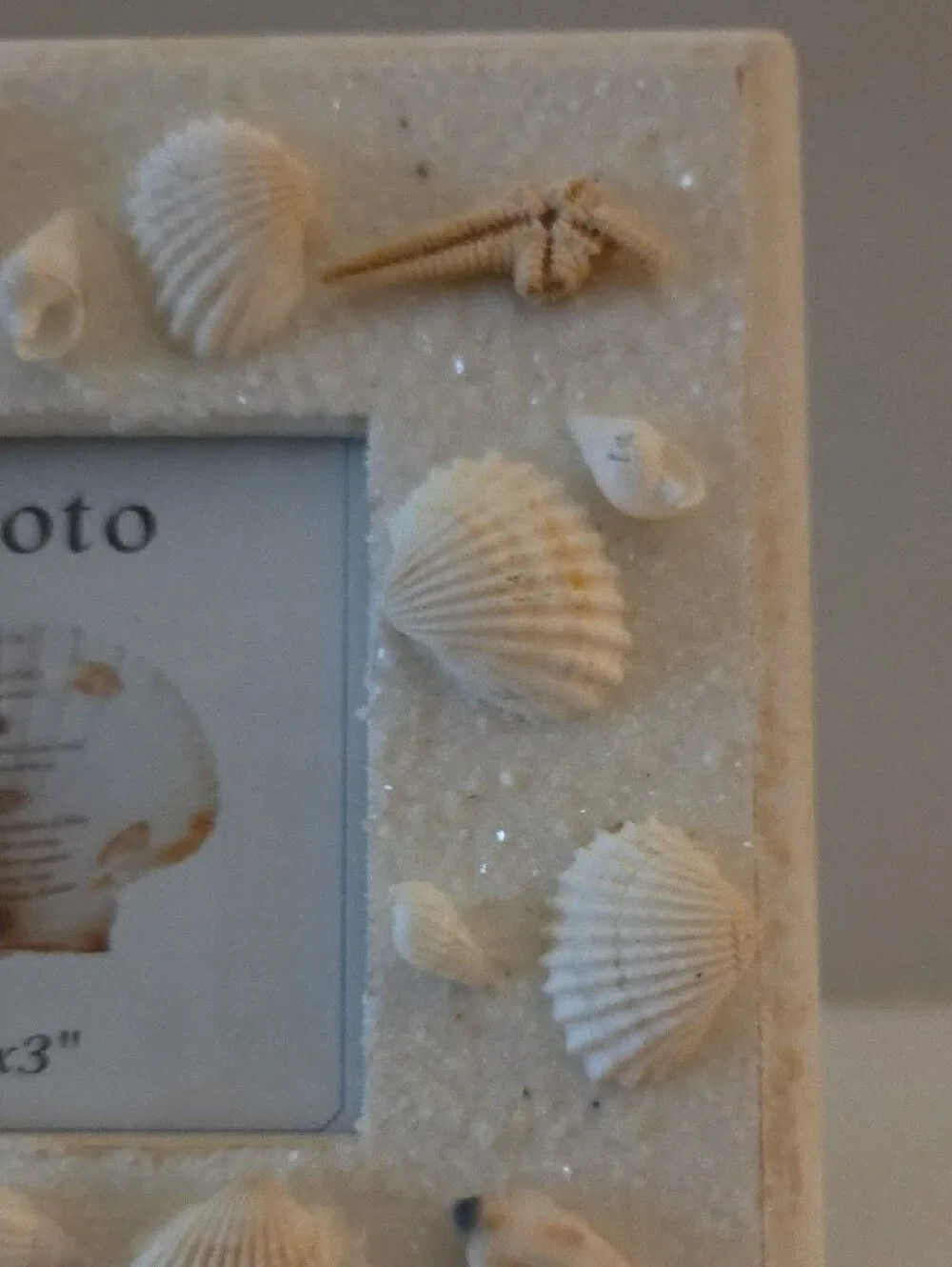 Ceramic Shell Photo Frame